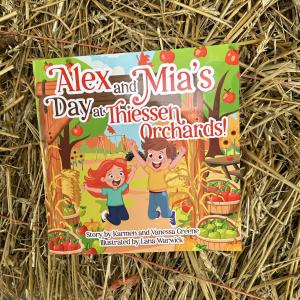 A colorful children's book cover titled 