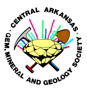 Central Arkanas Gem, Mineral, and Geology Society Logo