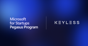 Keyless selected for Microsoft For Startups Pegasus Program