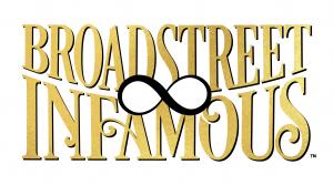 The Broadstreet Infamous Logo in Gold