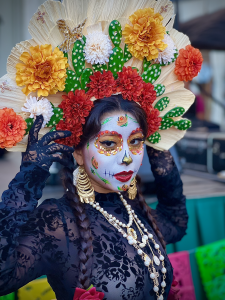 A Catrina contestant competes duirng the 2023 contest