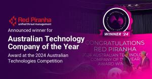 Red Piranha wins the Australian Technology Company Of The Year