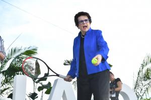 The 2024 New York #LWTSUMMIT concluded after thousands of attendees attended hundreds of sessions focused on all things tech, business an culture Tennis Icon Billie Jean King hits autographed tennis balls into crowd at #LWTSUMMIT