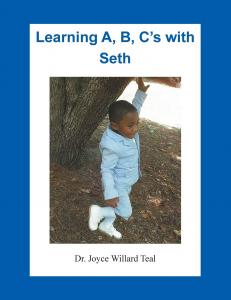A young boy named Seth stands by a tree, featured on the cover of a children's ABC book.
