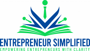 Entrepreneur Simplified logo - guiding entrepreneurs with easy-to-follow business strategies and solutions.