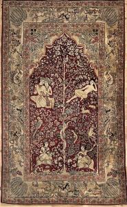 Persian Rug with Seminude