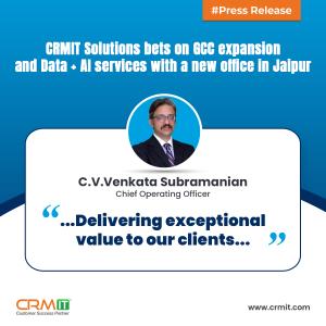  Venkata Subramanian, COO,  CRMIT Solutions.