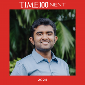 Photo of Aadith Moorthy, CEO of Boomitra, named to Time100 Next