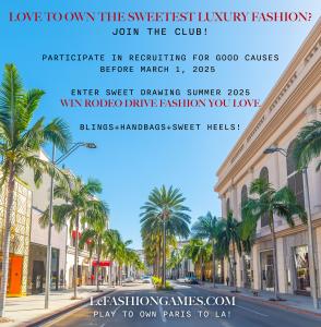 Participate in Recruiting for Good Causes to Help Fund Girls Design Tomorrow; earn luxury shopping gift card and exclusive entry to The Sweetest Fashion Drawing <a href=