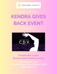 Kendra Scott is supporting Confronting Domestic Violence.