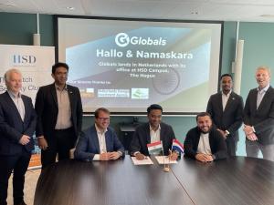 Partnership signing between Globals and HSD Foundation