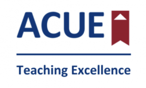 The Association of College and University Educators (ACUE) logo 2