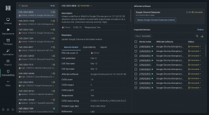 A screenshot of the PDQ vulnerability management UI.