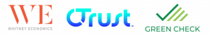 CTrust, Whitney Economics and Green Check Logo