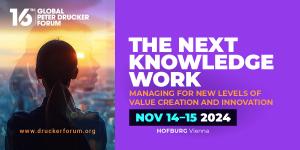 Global Peter Drucker Forum will take place in Vienna Hofburg on the 14th and 15th November 2024