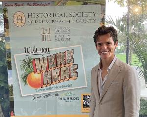 Picture of Kyle Lucks in the Hamptons at the Wish You Were Here Grand Exhibition Kick Off