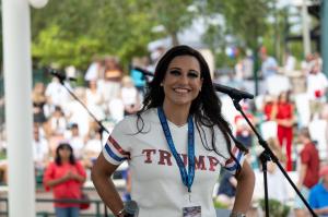 Natasha Owens at the America First Music Festival