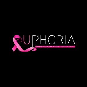 Interior design event by Euphoria Interiors for Breast Cancer Awareness Month, featuring pink decor elements and supportive messaging.