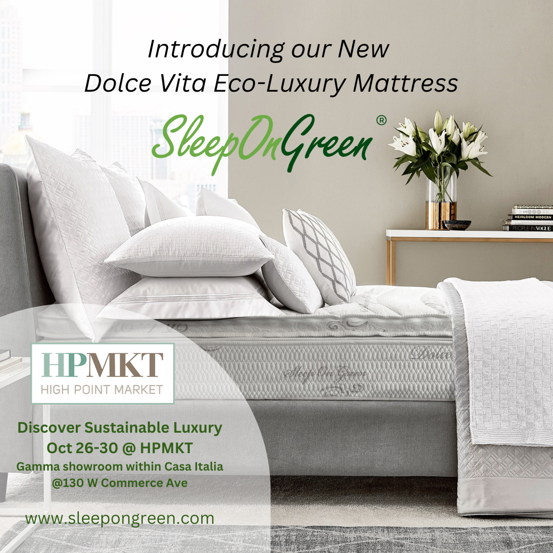 Italian artisan mattress company Sleep On Green is debuting new Sustainable Mattresses Pillow designs