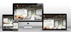 Website Mockup of Lakeway Blinds and Shutters