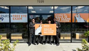 Stanton Optical Orlando West Staff Celebrating Grand Opening Ceremony