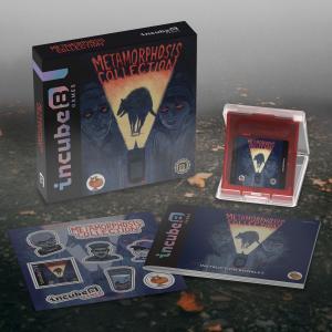 Metamorphosis Collection product photo, game box with cartridge and instruction booklet.