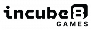 Incube8 Games company logo, black on white