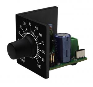 DC motor speed controller BMD-12 with BEMF speed stabilization