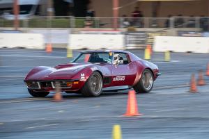 a Corvette race car