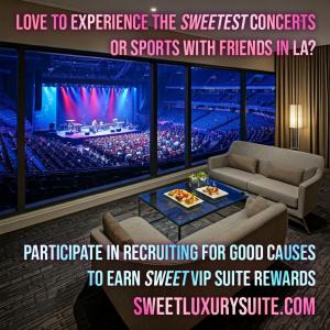 Love to host the sweetest celebration with family, friends, or kids and party for good? www.SweetVIPSuite.com