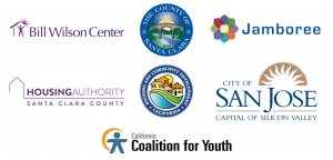 Logos of Affiliated Organizations: Bill Wilson Center, The County of Santa Clara, Jamboree, Housing Authority Santa Clara County, Housing and Community Development, City of San Jose, California Coalition for Youth