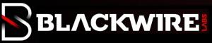 Blackwire Labs logo with a bold, stylized 'B' and the text 'BLACKWIRE' in uppercase white letters on a black background. The logo features a red diagonal line cutting through the 'B,' adding a modern, edgy look. 'LABS' appears in smaller red text vertical