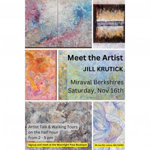 Details about the meet the artist walking tours