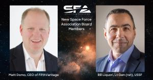 Matt Domo, CEO of FifthVantage and Bill Liquori, Lt Gen (ret), USSF
