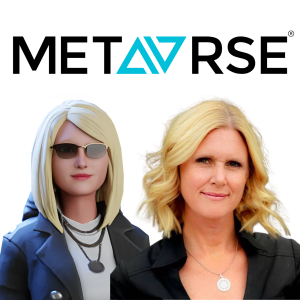 Julie Smithson as her avatar and herself