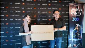 Attendees had to chance to participate in exclusive giveaways, including the 27-inch Odyssey OLED G6 gaming monitor.