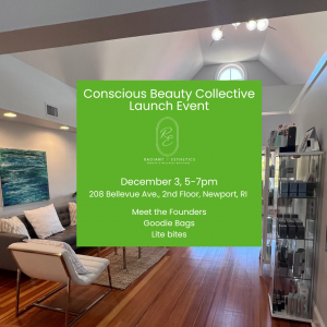 CBC Launch party at Radiant Esthetics info 12/3