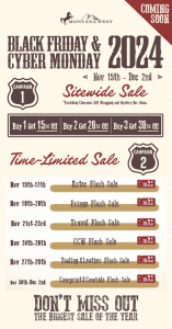 Montana West BFCM Flash Sale Calendar