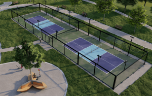 PICKLEGLASS™ Toll Brothers Pickleball Courts Denver