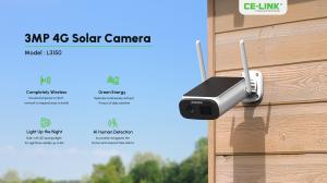 3MP 4G Solar camera from CE-LINK