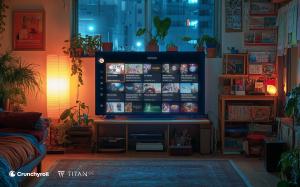 Crunchyroll TV set