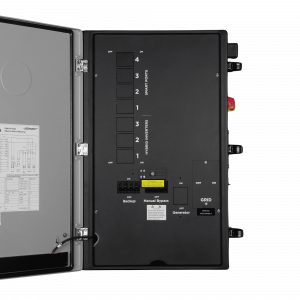  Inside view of the EG4 GridBOSS, showing its robust components for efficient power control and backup management.