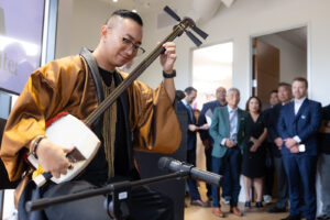 Shamisen performance at the Cool Japan Center