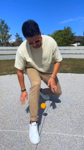 ZipzyBall Skill Fidget attaches to finger for active fun play