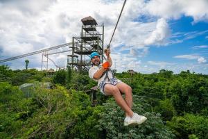 Zipline at Selvatica Cancun