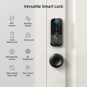 Nutomo smart lock thumbprint door lock