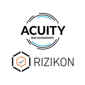 Acuity Risk Management and Rizikon logos