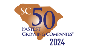 Graphic of 50 fastest growing company logo