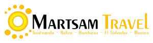 Martsam Travel logo depicting the Fifth Sun, symbolizing the current Maya era and the company’s deep connection to Mayan heritage and tailored travel experiences.