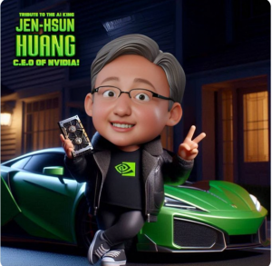 JHH Meme Coin Celebrating Champion Jen-Hsun Huang!!